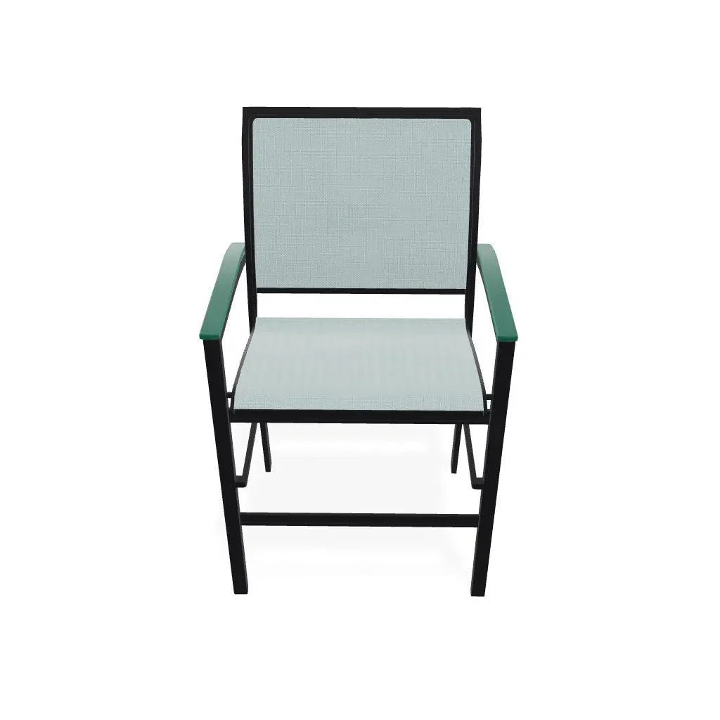 Bazza Sling Balcony Height Stacking Café Chair
