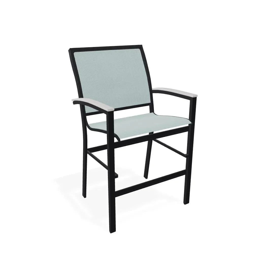 Bazza Sling Balcony Height Stacking Café Chair