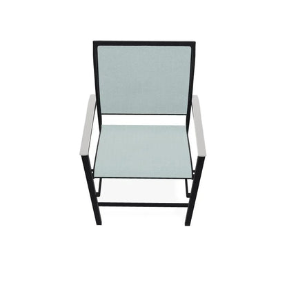Bazza Sling Balcony Height Stacking Café Chair