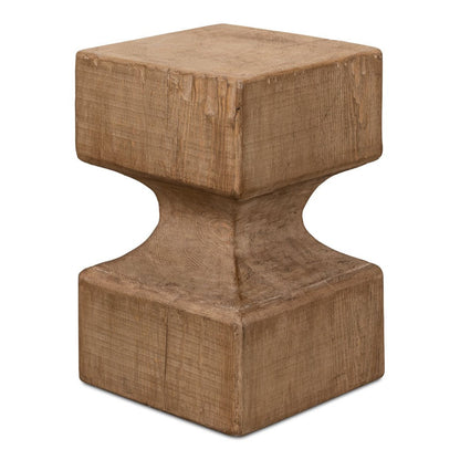 Beam End Stool-Poufs and Stools-Sarreid-LOOMLAN