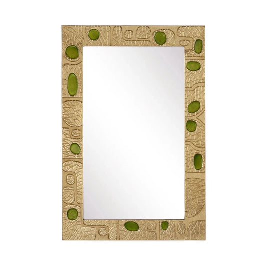 23.75" Beau Monde Gold Frame Wall Mirror