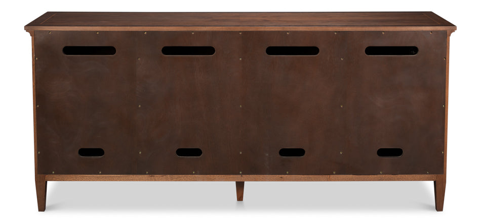 Sarreid Beaufort Four Doors Wood Credenza