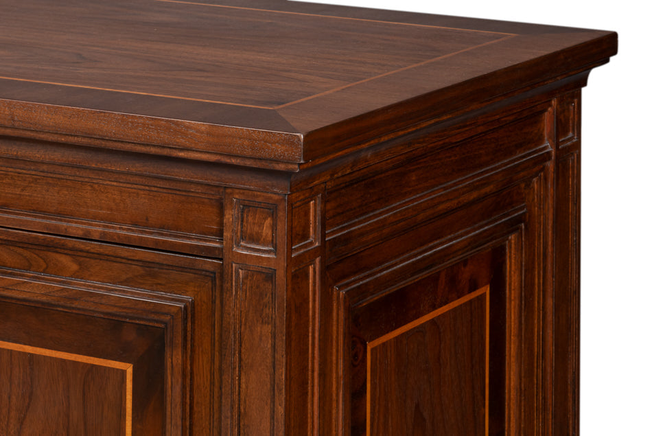 Sarreid Beaufort Four Doors Wood Credenza