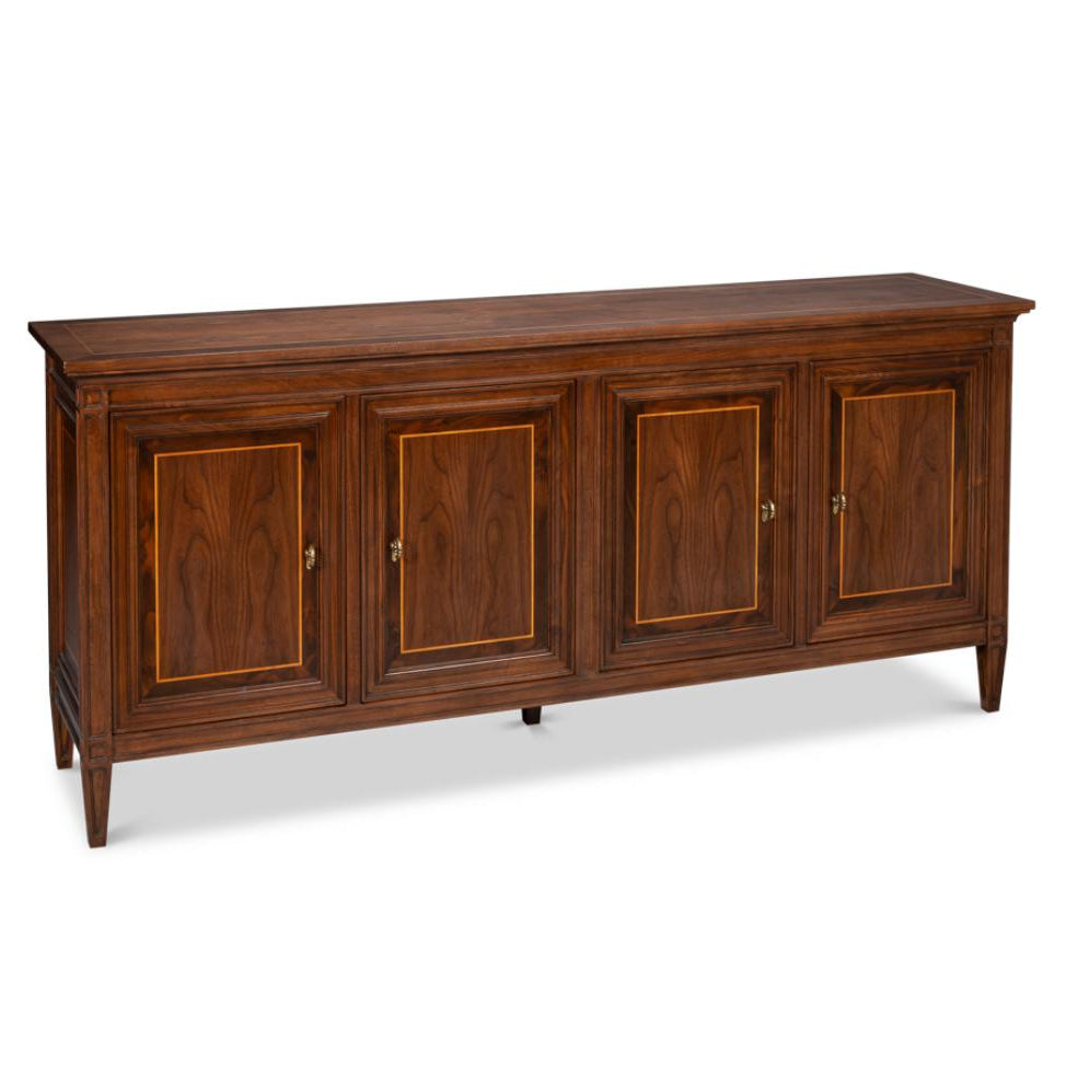 Sarreid Beaufort Four Doors Wood Credenza