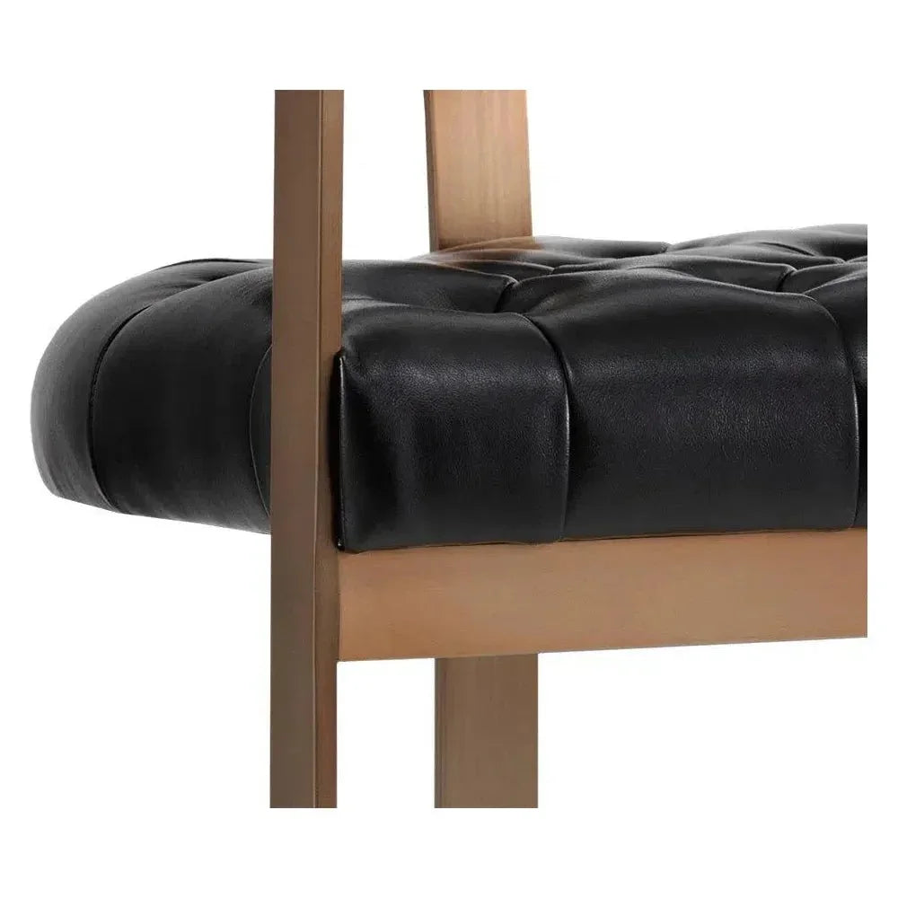 SUNPAN Beaumont Leather Counter Stool