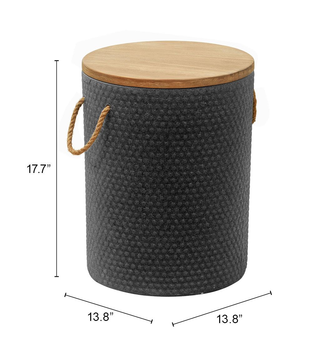 Zuo Modern Beban Natural Wood Top Side Table