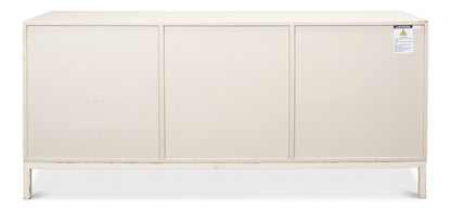 Becket Sideboard Antique White Buffet for Dining Room-Sideboards-Sarreid-LOOMLAN