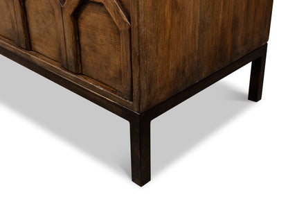 Becket Sideboard Brown Buffet for Dining Room-Sideboards-Sarreid-LOOMLAN