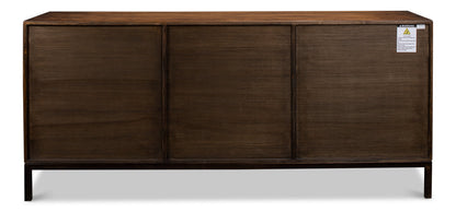 Becket Sideboard Brown Buffet for Dining Room-Sideboards-Sarreid-LOOMLAN