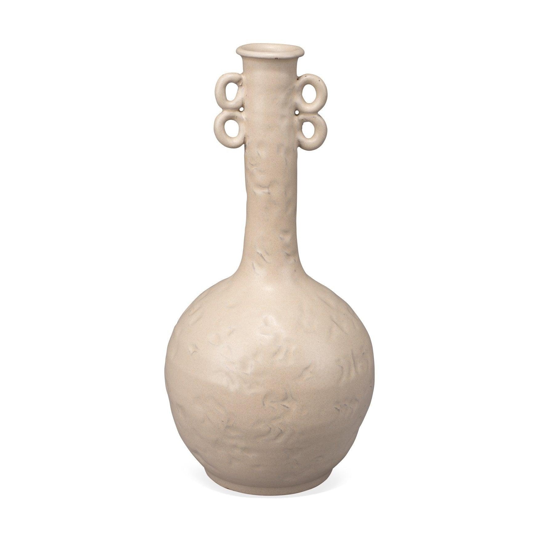 Beige Ceramic Babar Vase - Coastal Decor - Large Vases & Jars Sideboards and Things By Jamie Young