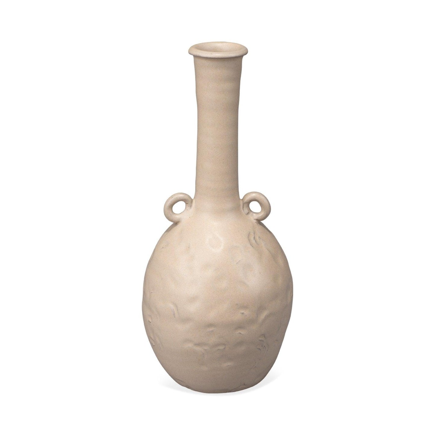 Beige Ceramic Babar Vase - Coastal Decor - Small Vases & Jars Sideboards and Things By Jamie Young