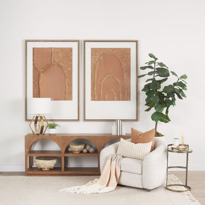 Bela Wooden Arched Console Table