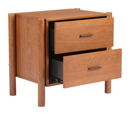 Zuo Modern Beleza Two Drawers Wood Nightstand