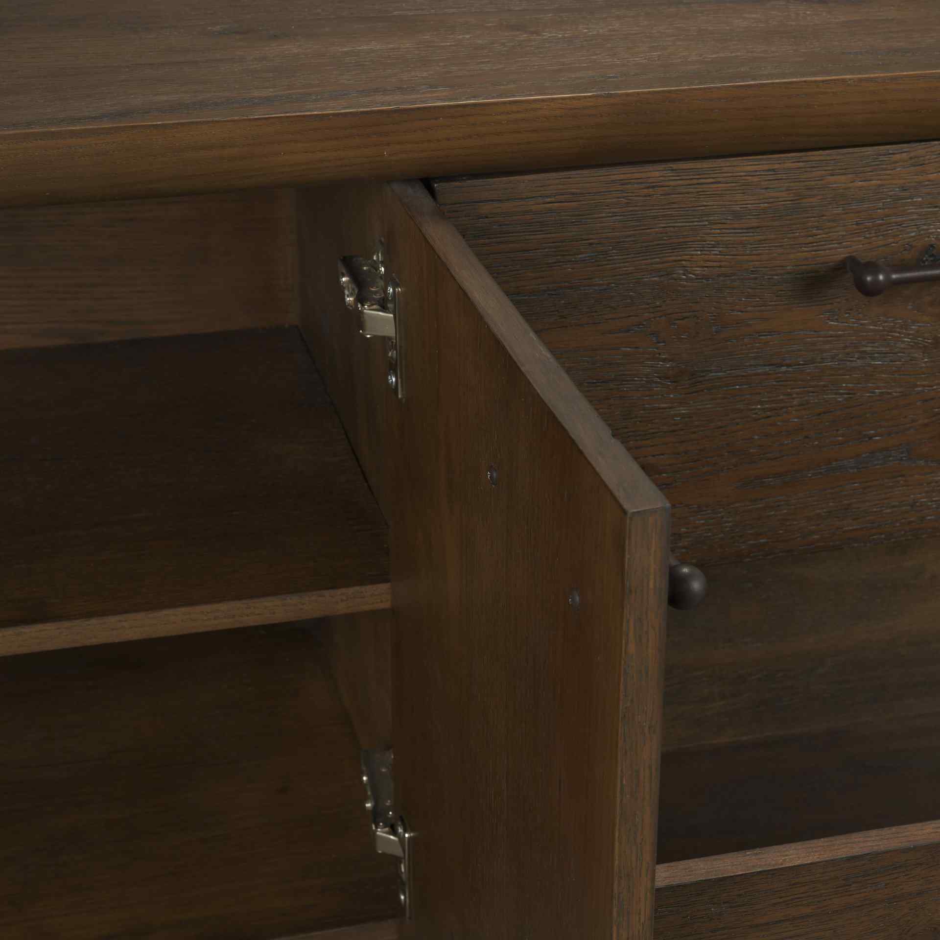 Mercana Belford Four Doors Wooden Media Console