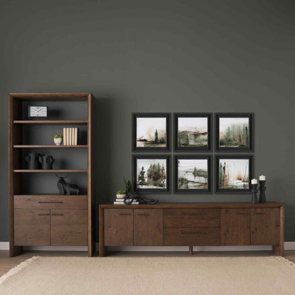Mercana Belford Four Doors Wooden Media Console