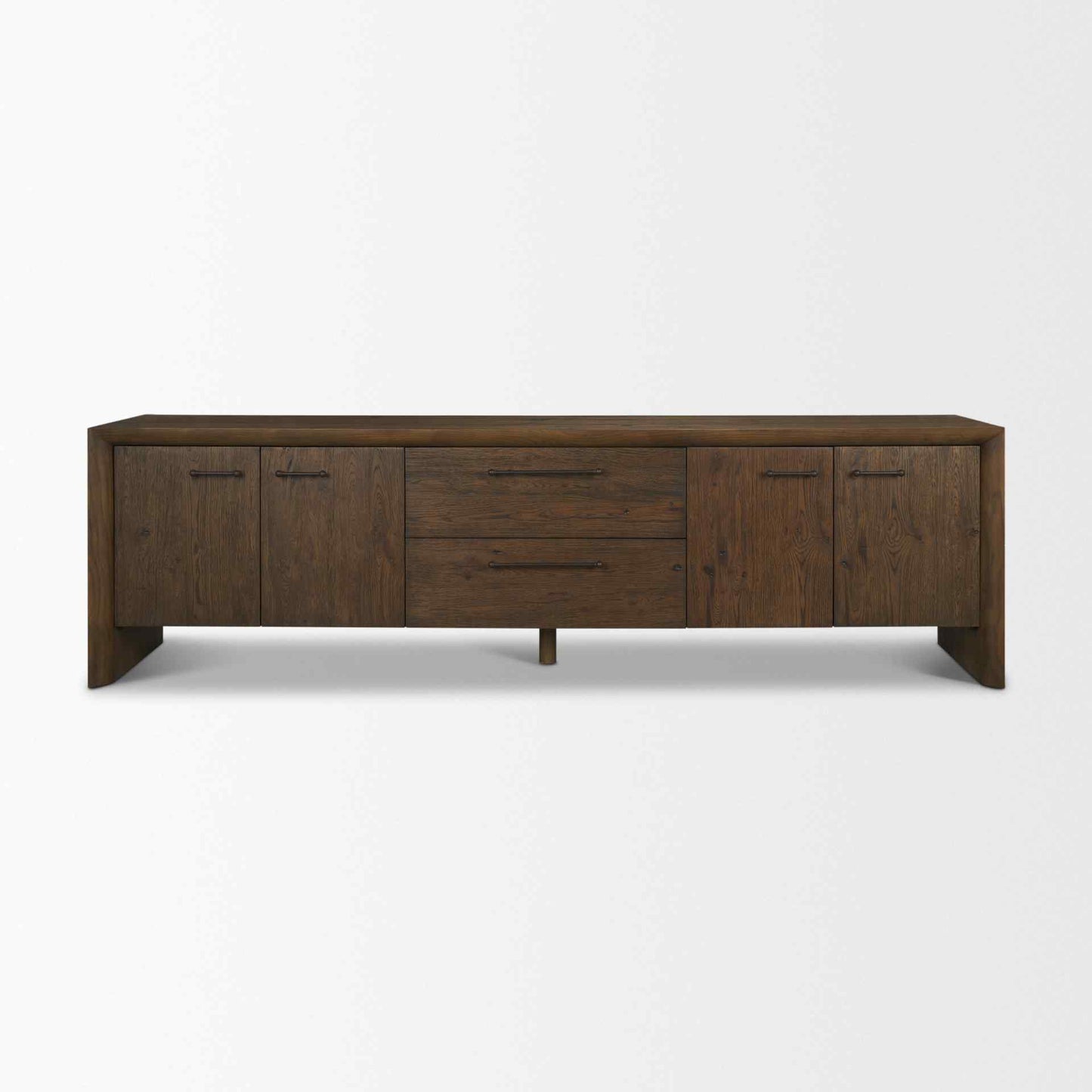 Mercana Belford Four Doors Wooden Media Console