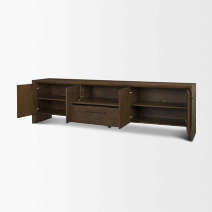 Mercana Belford Four Doors Wooden Media Console
