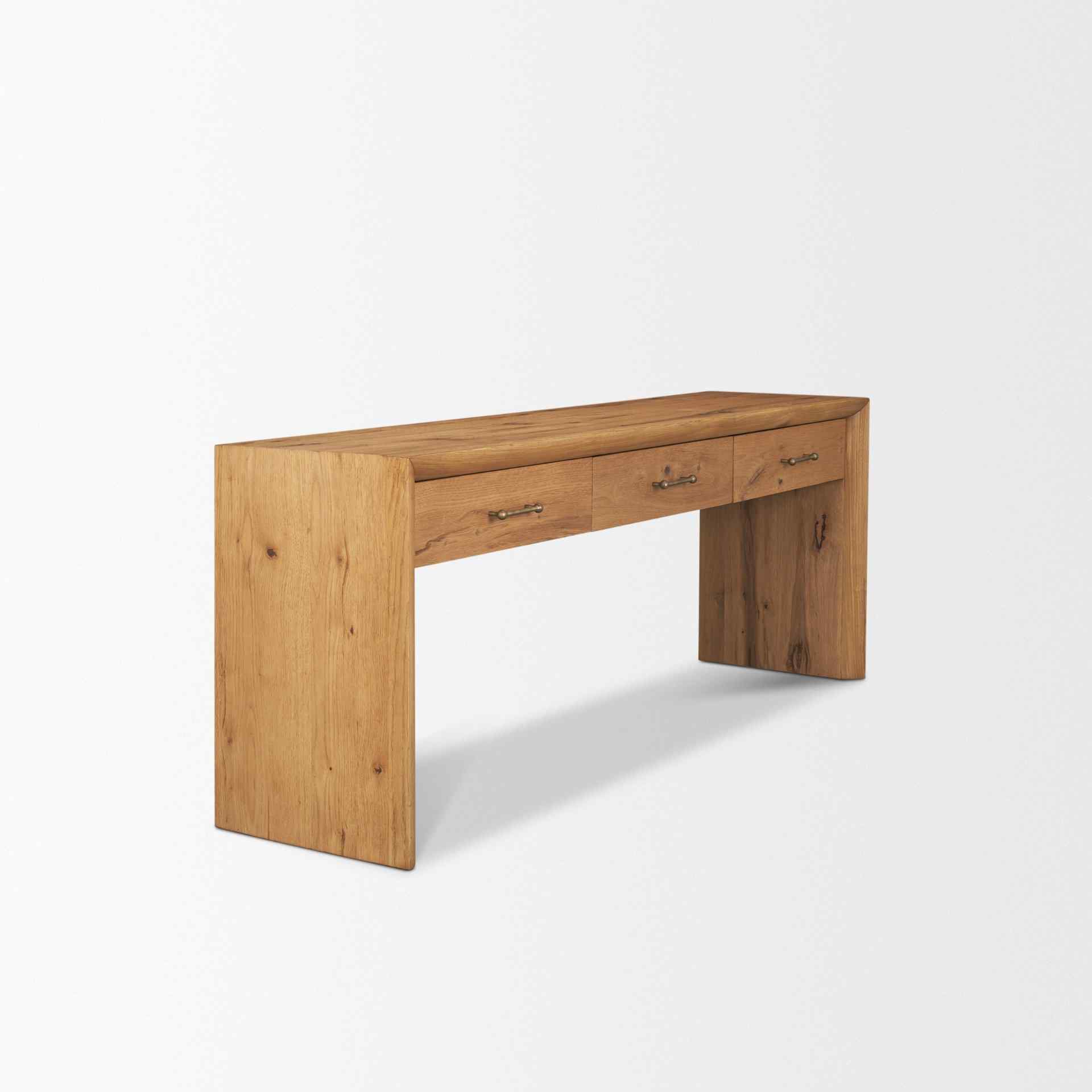 Mercana Belford Three Drawers Wooden Console Table