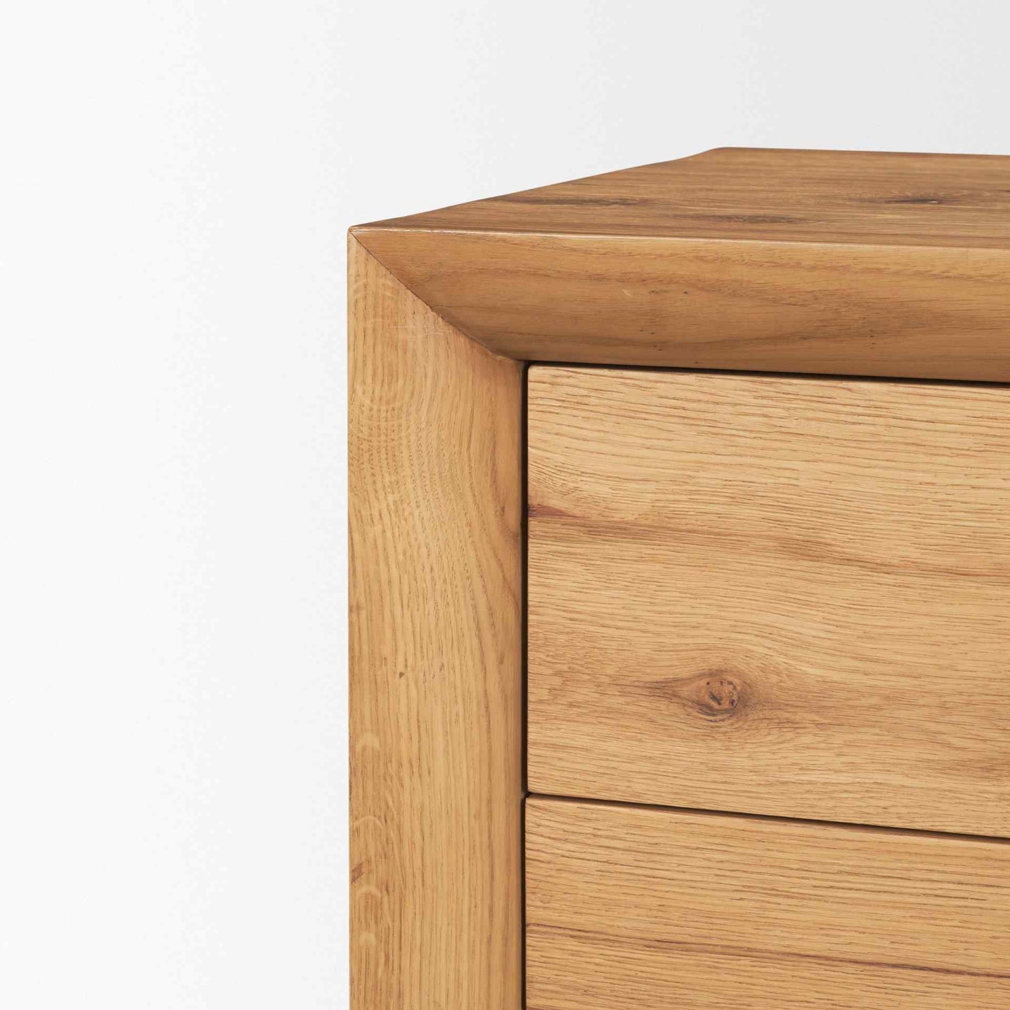 Belford Three Drawers Wooden Nightstand