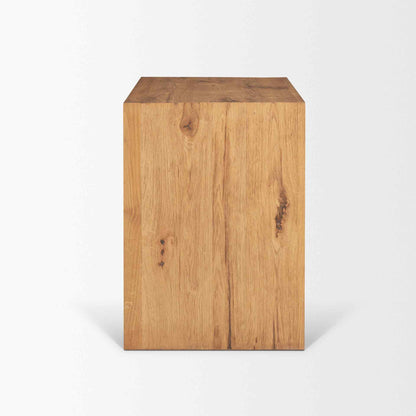 Mercana Belford Three Drawers Wooden Nightstand