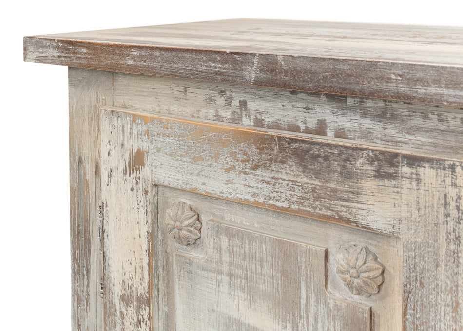 Bellagio Sideboard 96" Grey Oak-Sideboards-Sarreid-LOOMLAN