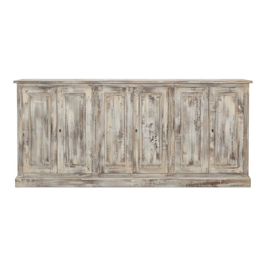 Bellagio Sideboard 96" Grey Oak-Sideboards-Sarreid-LOOMLAN