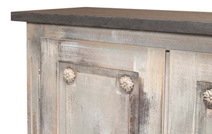 Bellagio Sideboard 96" Grey Oak Stn Grey-Sideboards-Sarreid-LOOMLAN