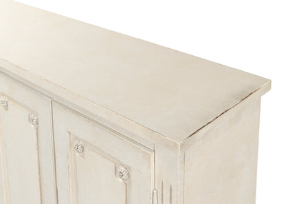 Bellagio Sideboard 96" White White-Sideboards-Sarreid-LOOMLAN