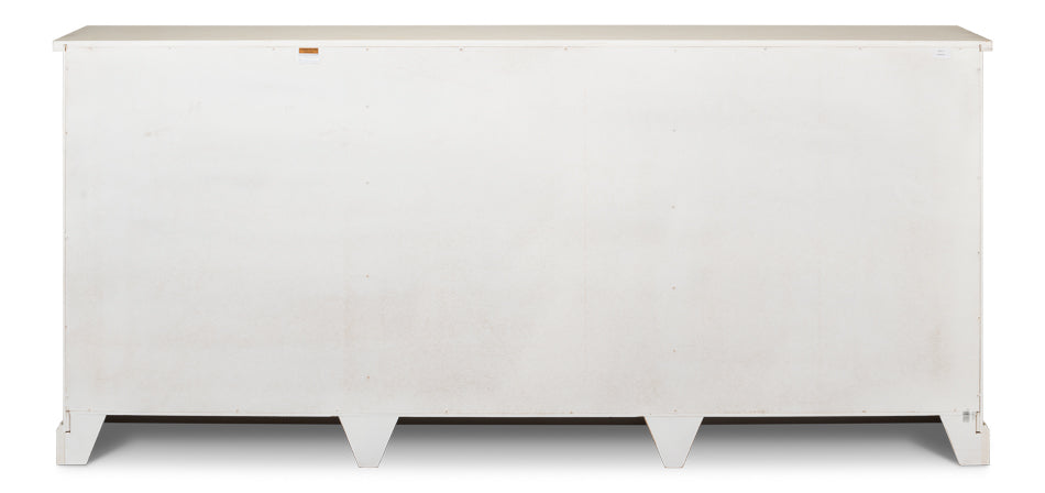 Bellagio Sideboard 96" White White-Sideboards-Sarreid-LOOMLAN