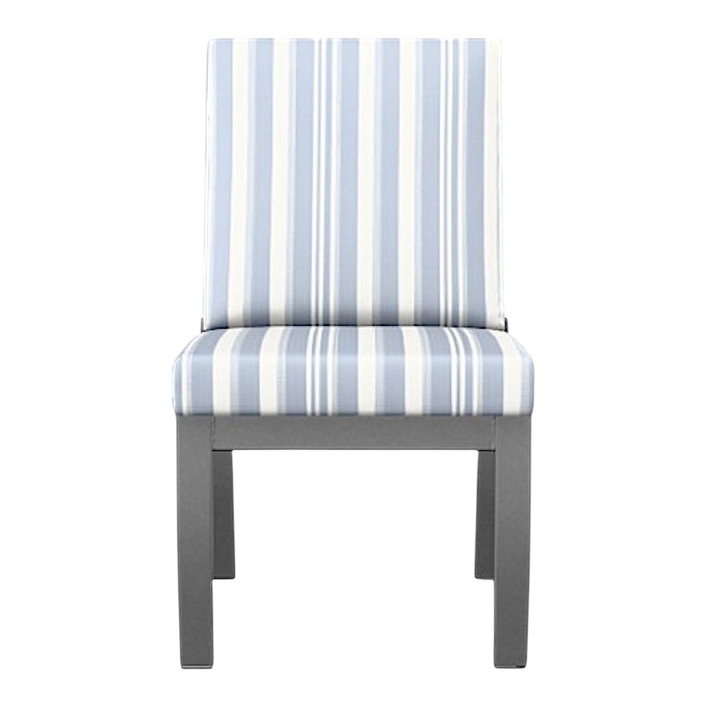 Belle Isle Deep Seat Cushion Armless Cafe Chair 2PC