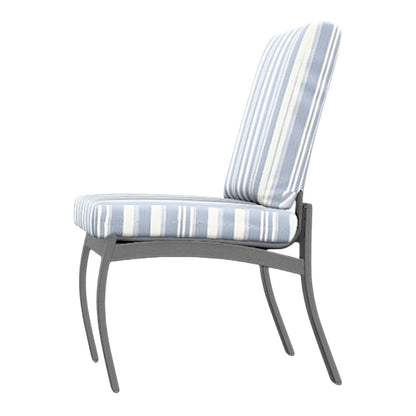 Belle Isle Deep Seat Cushion Armless Cafe Chair 2PC