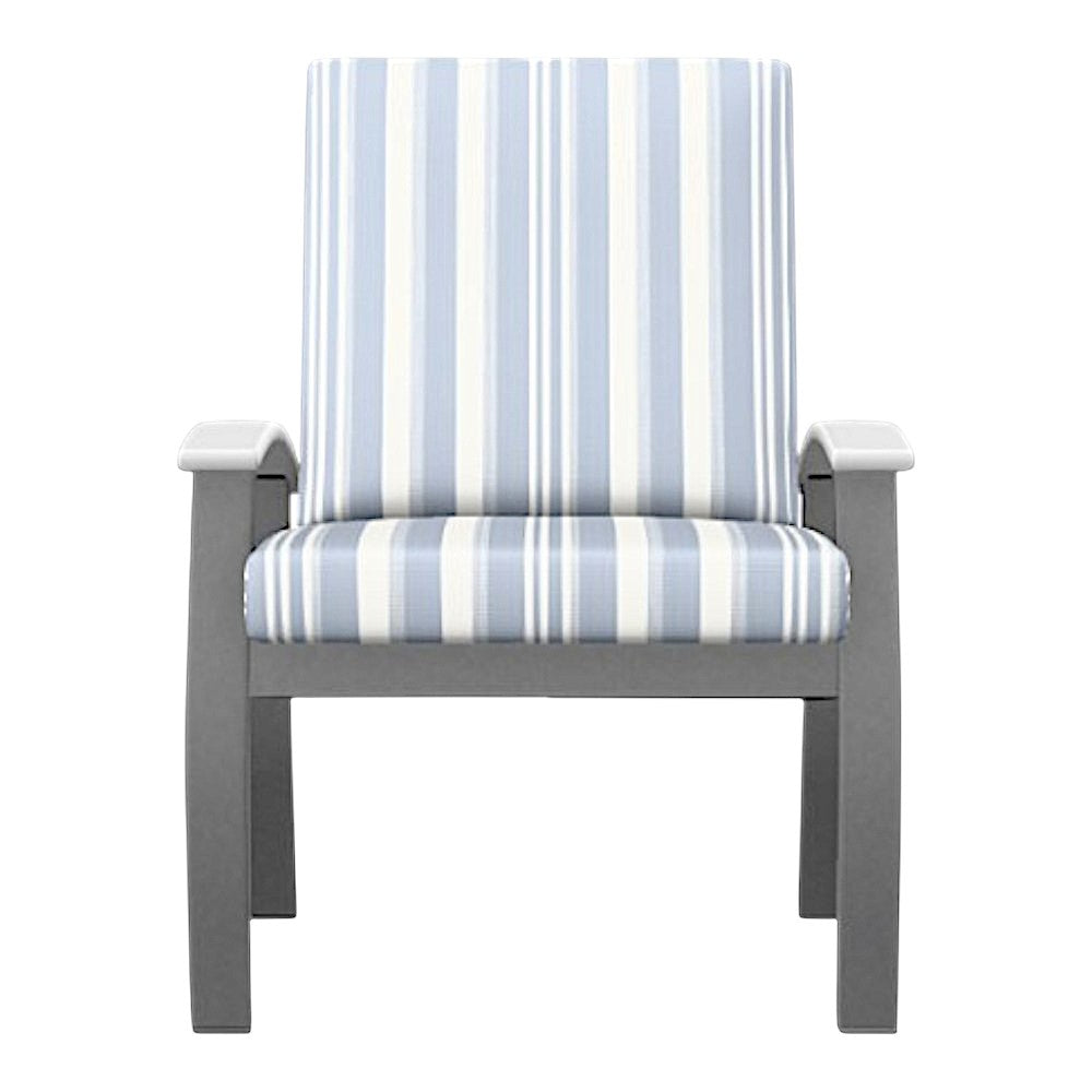 Belle Isle Deep Seat Cushion Cafe Arm Chair 2PC