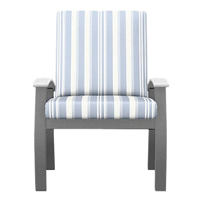 Belle Isle Deep Seat Cushion Cafe Arm Chair 2PC