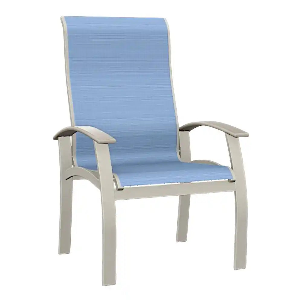 Telescope Belle Isle Sling Square Outdoor Dining Set 5PC