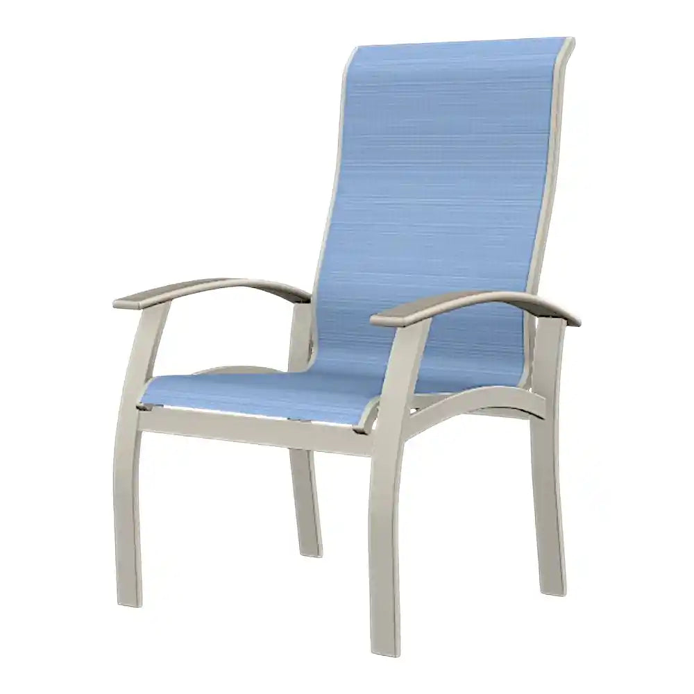 Telescope Belle Isle Sling Square Outdoor Dining Set 5PC