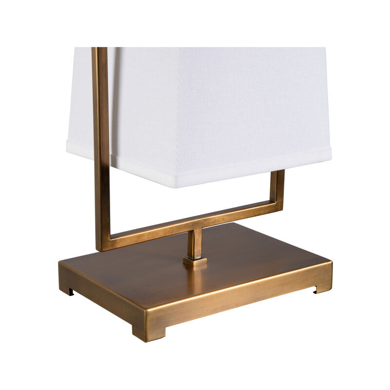 Wildwood Belle Meade Antique Brass Framed Table Lamp