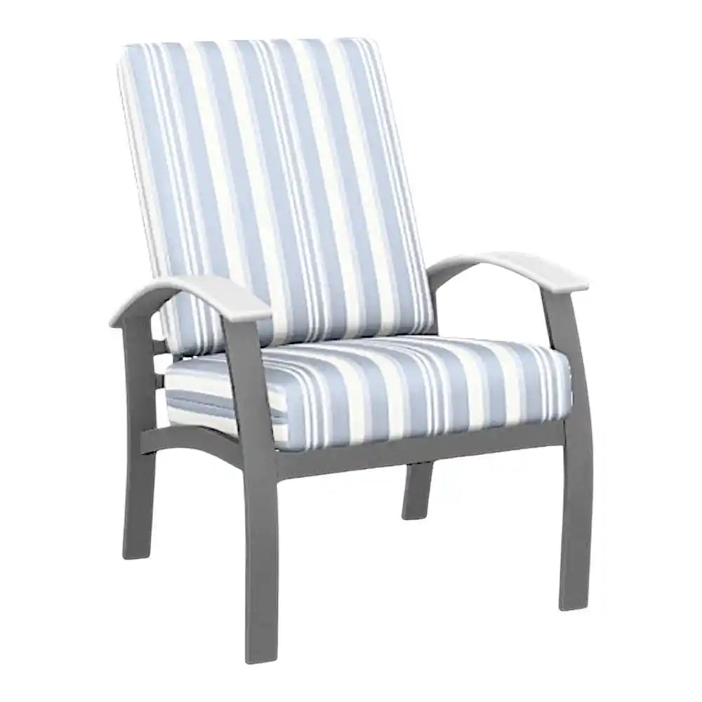 Protective Weather Max Cover, Belle Isle Deep Seat Aluminum Frame Outdoor Arm Chair
