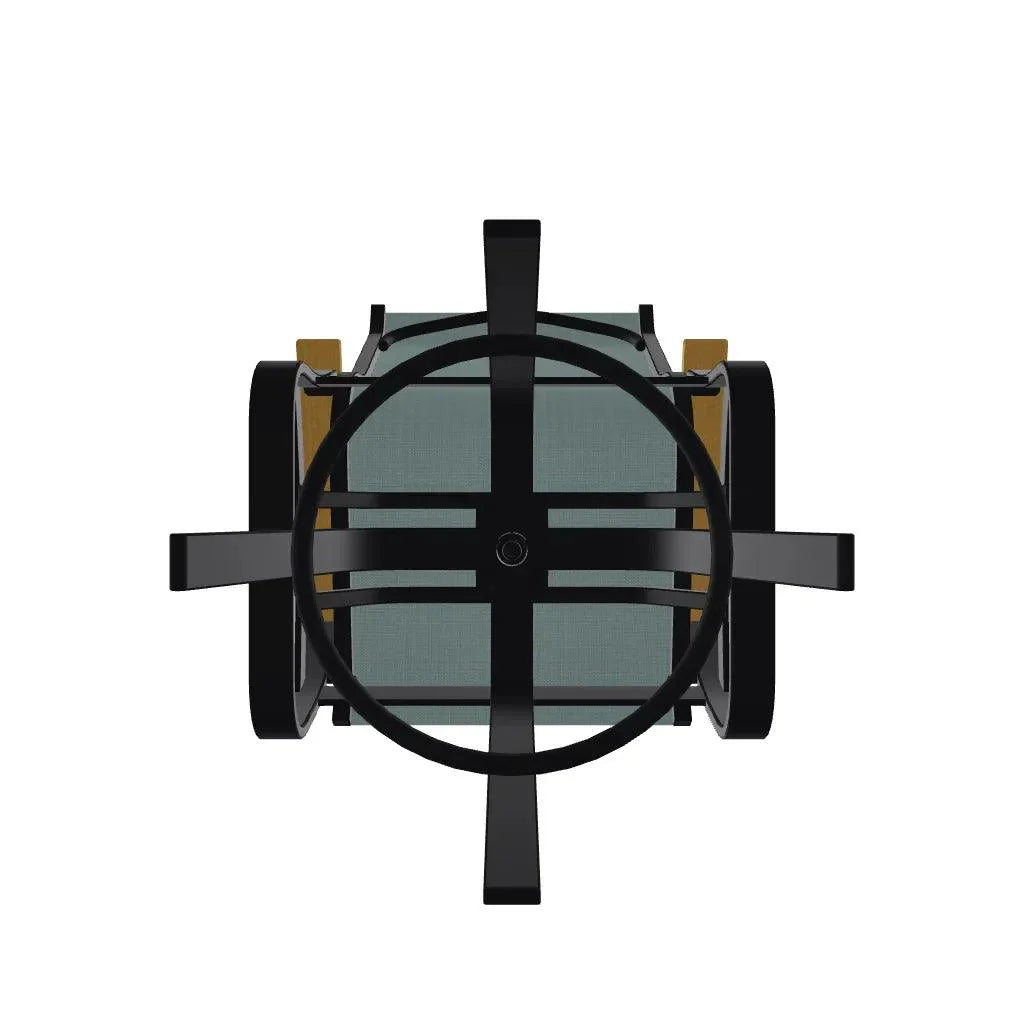 Belle Isle MGP Sling Balcony Height Swivel Arm Chair