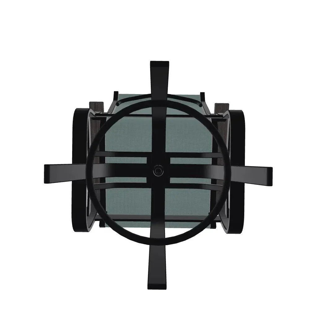 Belle Isle MGP Sling Balcony Height Swivel Arm Chair