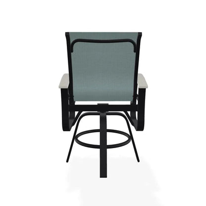 Belle Isle MGP Sling Balcony Height Swivel Arm Chair