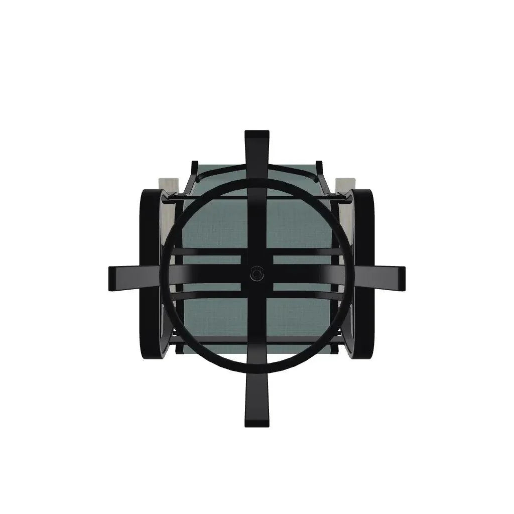 Belle Isle MGP Sling Balcony Height Swivel Arm Chair