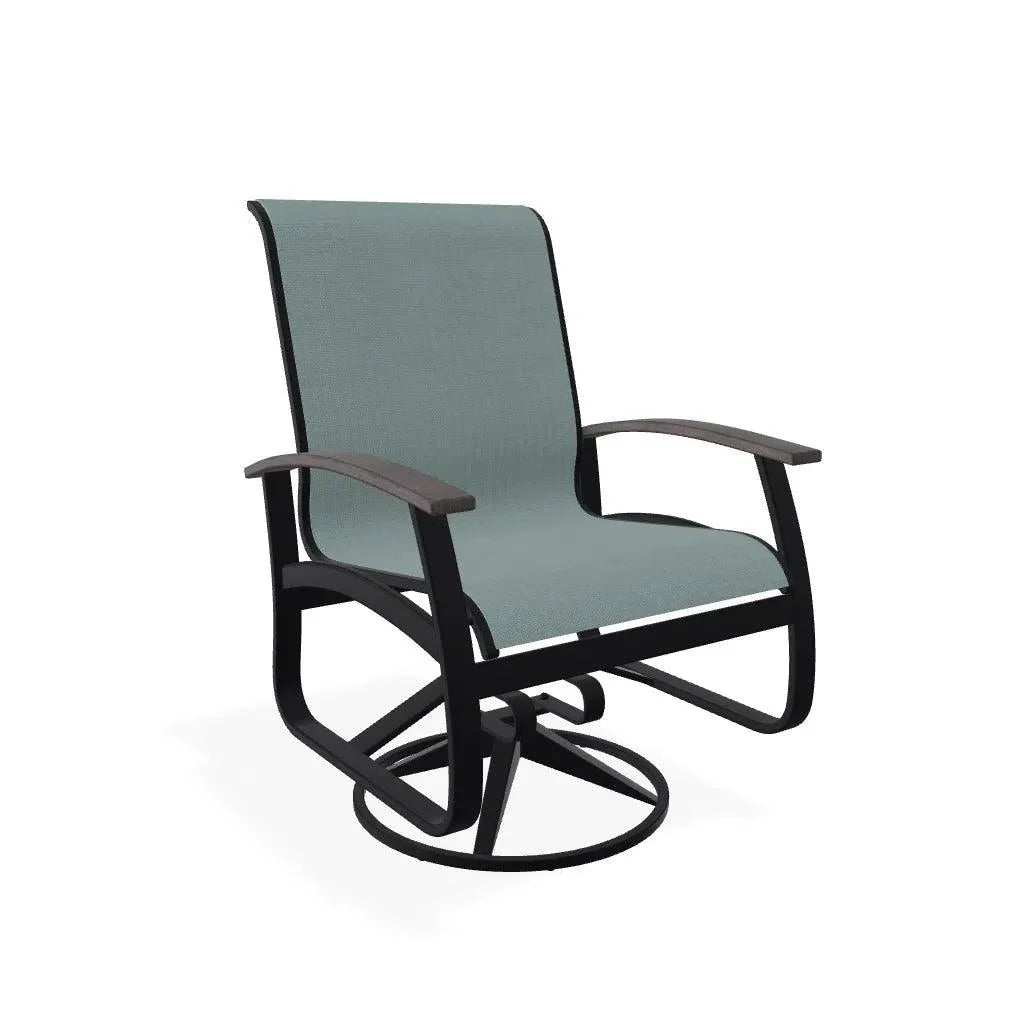 Sling Stack Rocker Outdoor Swivel Rocker Sling Chair | Sideboards and Things