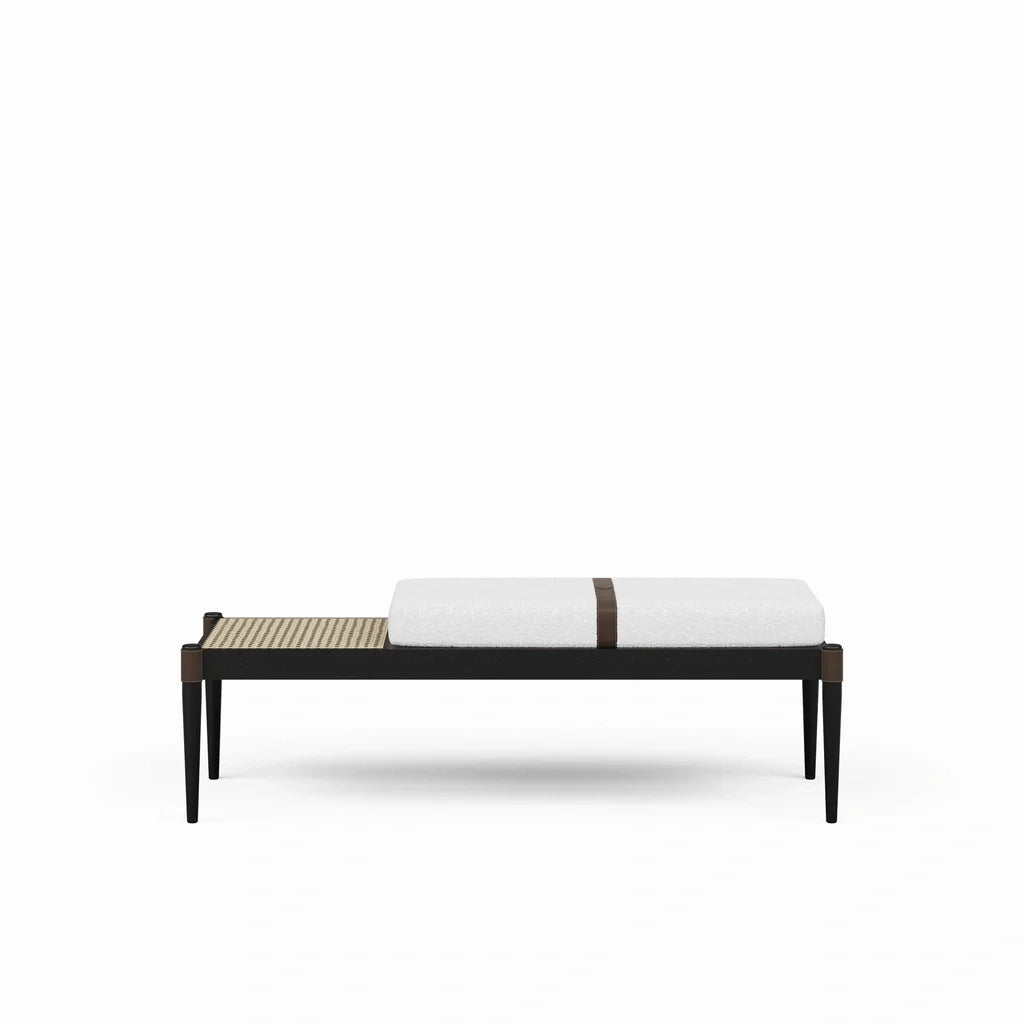 Bello Luxurious Boucle Upholstered Bench