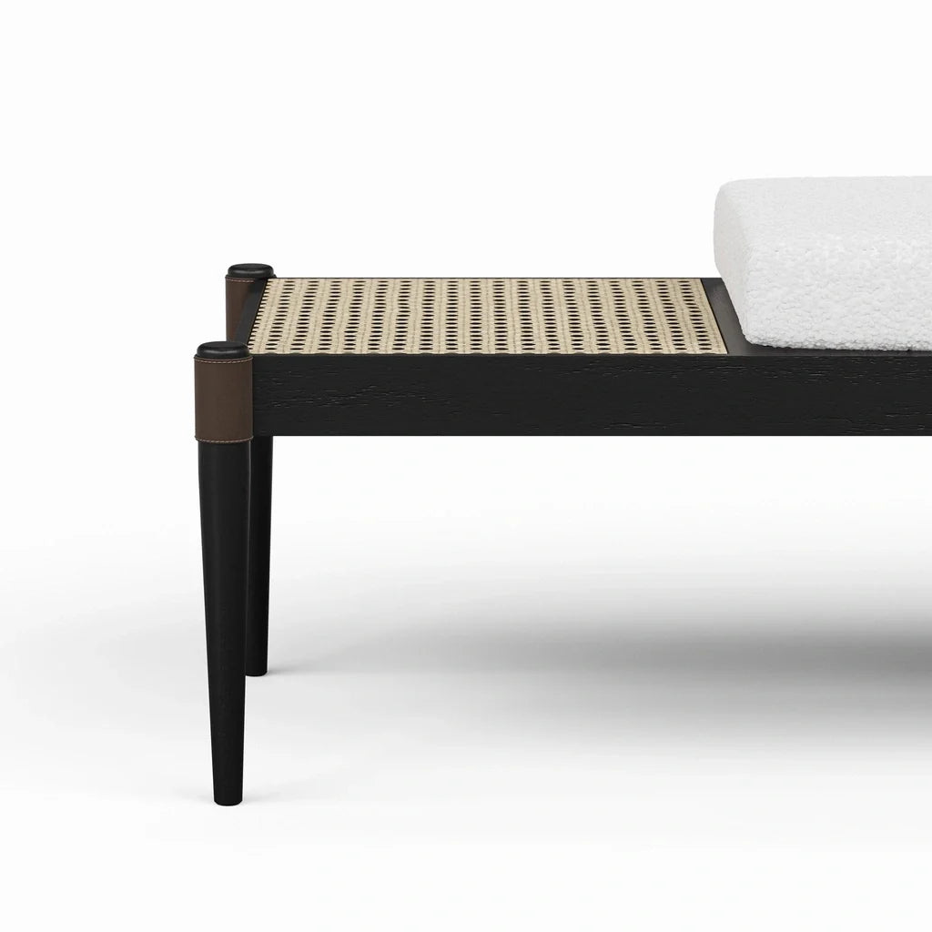 Bello Luxurious Boucle Upholstered Bench