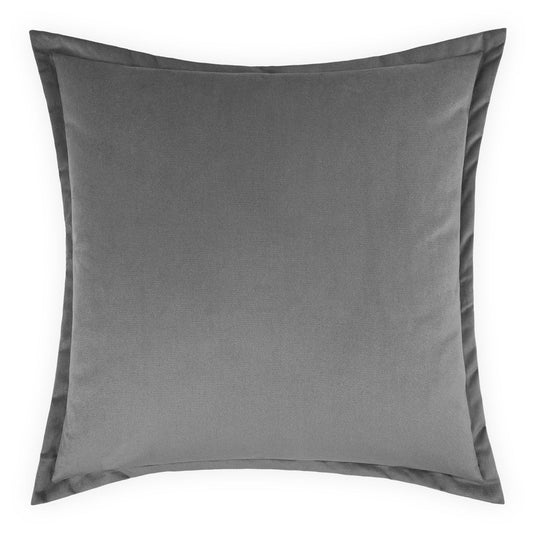 D.V. Kap Belvedere Flange Graphite Grey Throw Pillow Insert