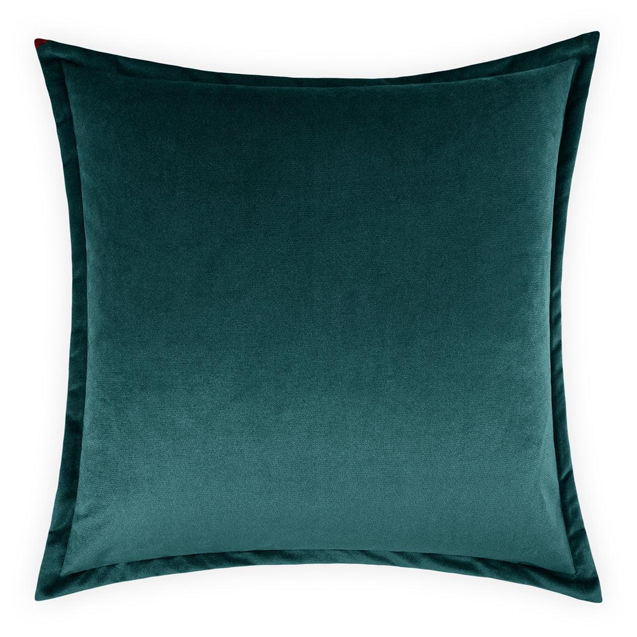 D.V. Kap Belvedere Flange Laguna Teal Throw Pillow Insert