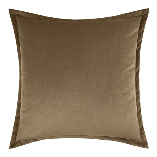 D.V. Kap Belvedere Flange Otter Coffee Brown Throw Pillow Insert