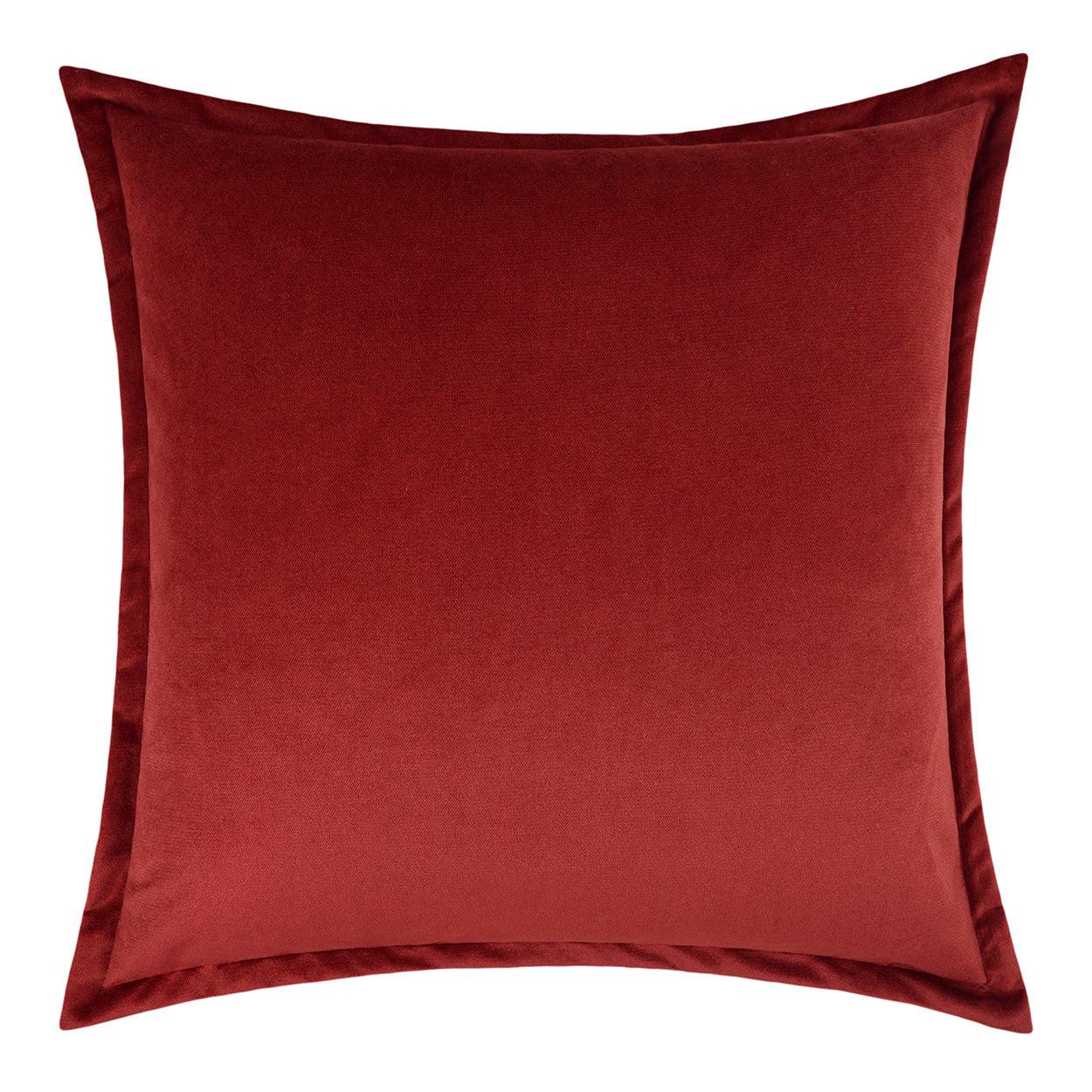 D.V. Kap Belvedere Flange Sangria Red Throw Pillow Insert