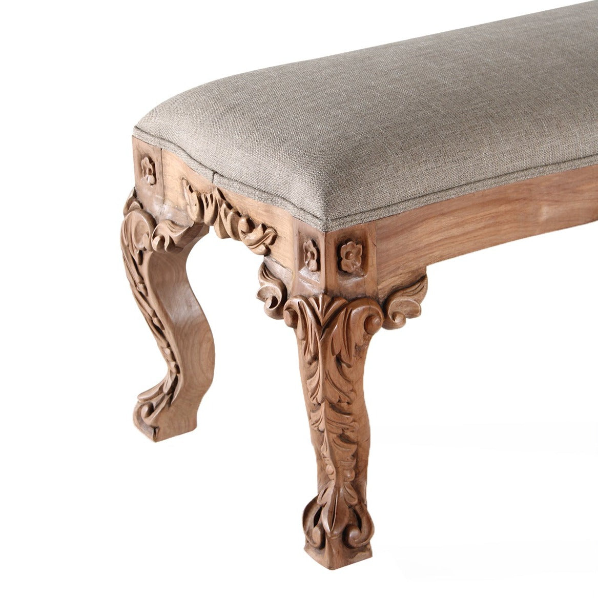 Bench Charlotte Upholstered Bedroom Bench-Bedroom Benches-Peninsula Home-LOOMLAN