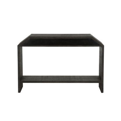 Chelsea House Bend 2-Drawer Black Console Table